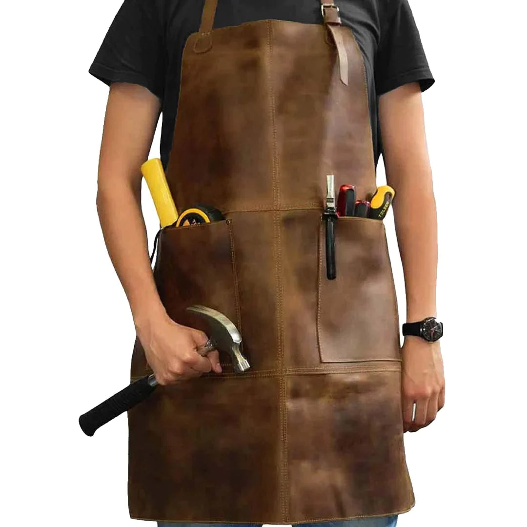 Womens Bartender Leather Apron Customazed Leather Carpenter Apron Custom Logo