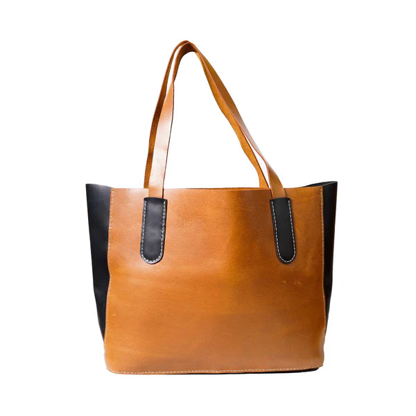 Genuine Leather Classic Tote Bag