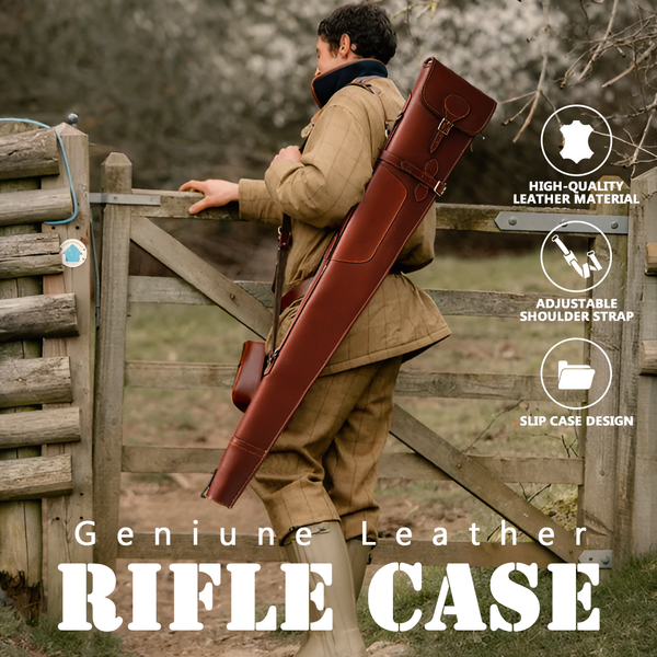 rifle case, leather rifle cases, leather shotgun case, 