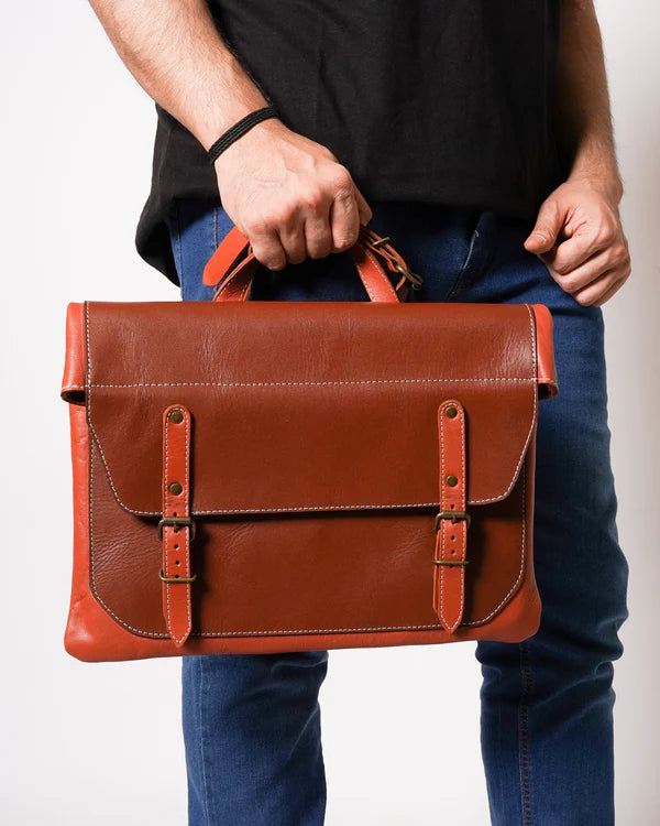 Stylish Leather Briefcase