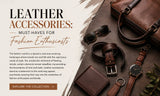 leather products, leather accessories, leather goods, leather, premium leather, fashion, leather enthusiasts