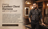 leather chest harness, leather goods, leather products, chest harness, premium leather products, harness
