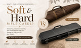 soft and hard rifle, leather goods, leather products, rifle cases