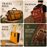 Canvas Leather Bags, Leather Bags, Canvas Bags, The Green Tanners Bags