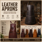 Leather Aprons, Leather Work Aprons, Welding Aprons, Chef Aprons, The Green Tanners Aprons