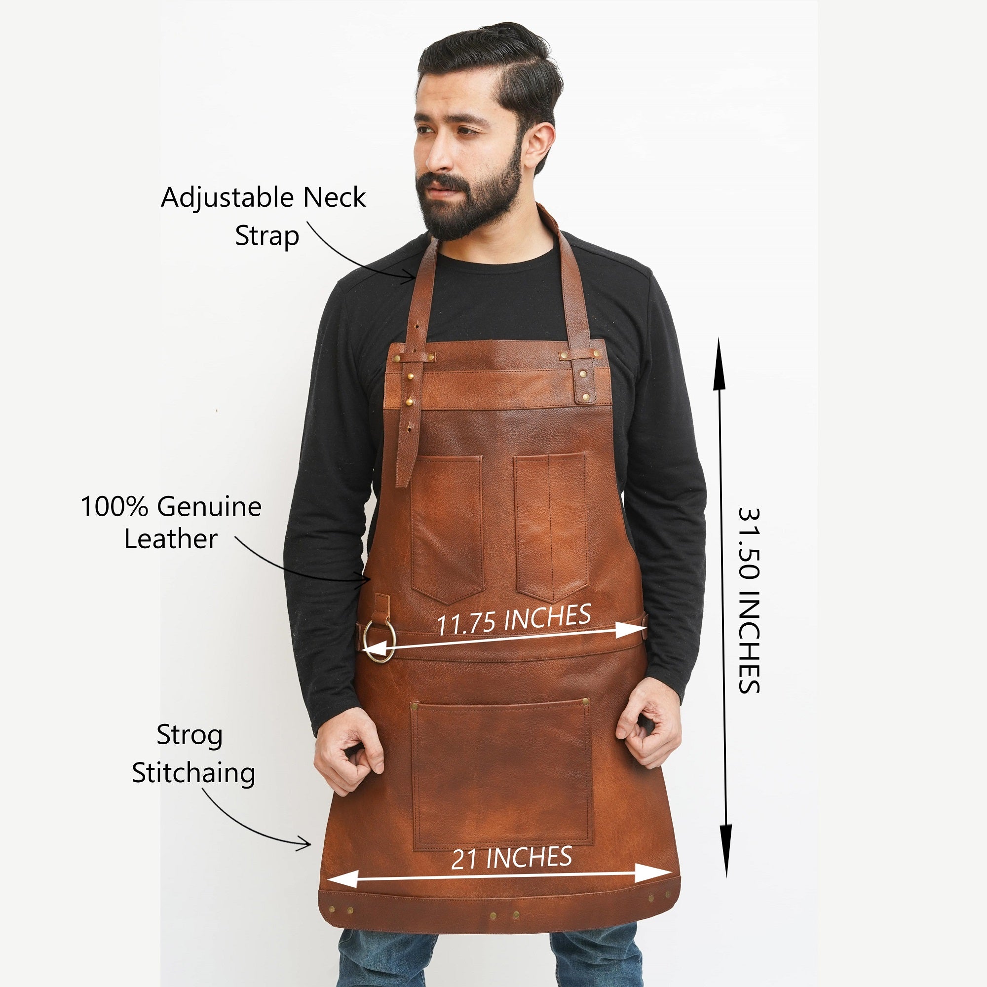 Shotshell Apron 100% Genuine Leather Safety Apron for men – The Master Tanners