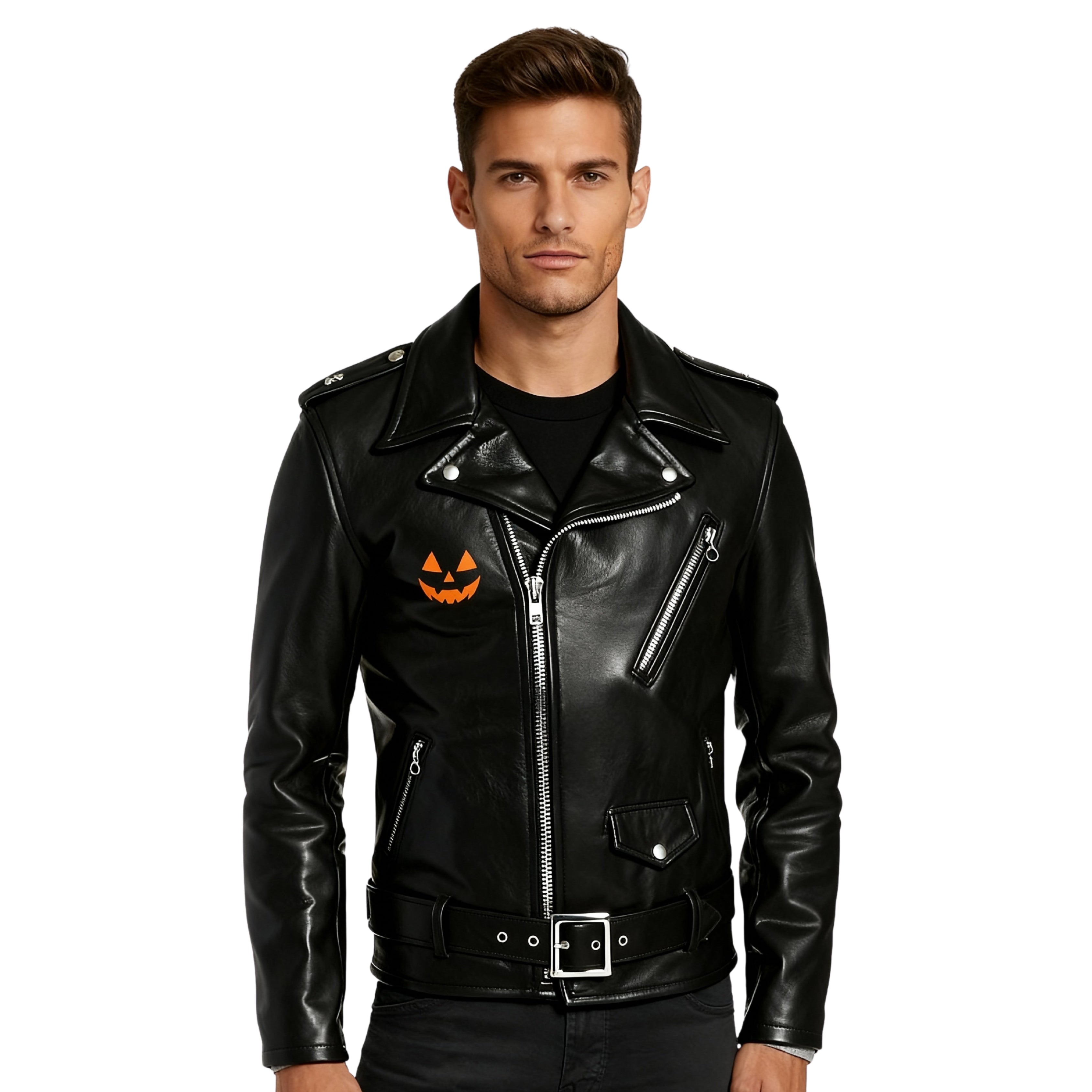 Halloween Premium Leather Jacket For Men
