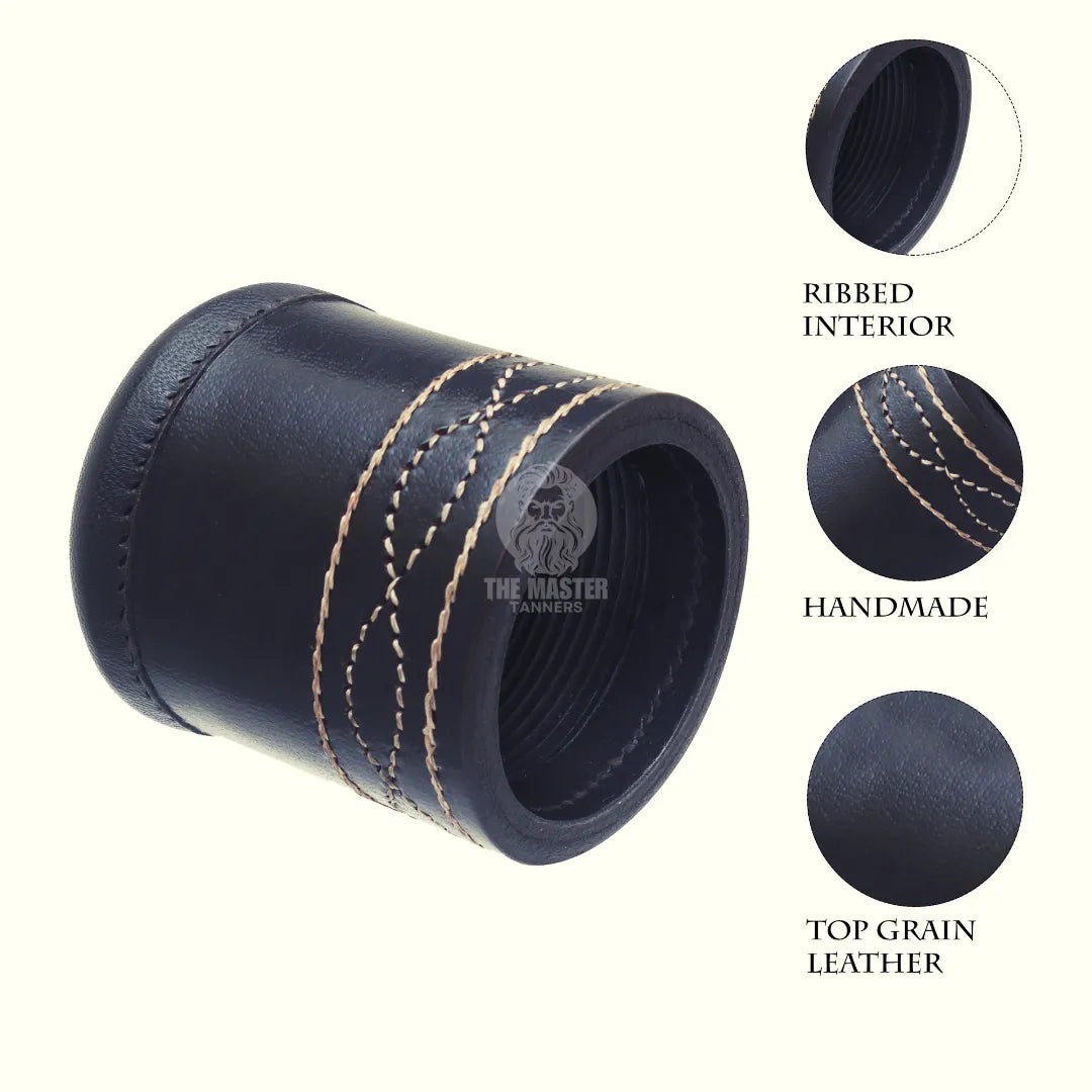 Leather Dice Cups, Brown Dice Cup, Leather Dice Cup, Dice Shaker, Leather Dice Shaker, yahtzee dice cup