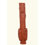 leather golf bags, leather golf bag, golf bag leather, brown leather golf bag, golf leather bag