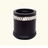 leather dice cups, leather dice shaker, genuine leather dice cups