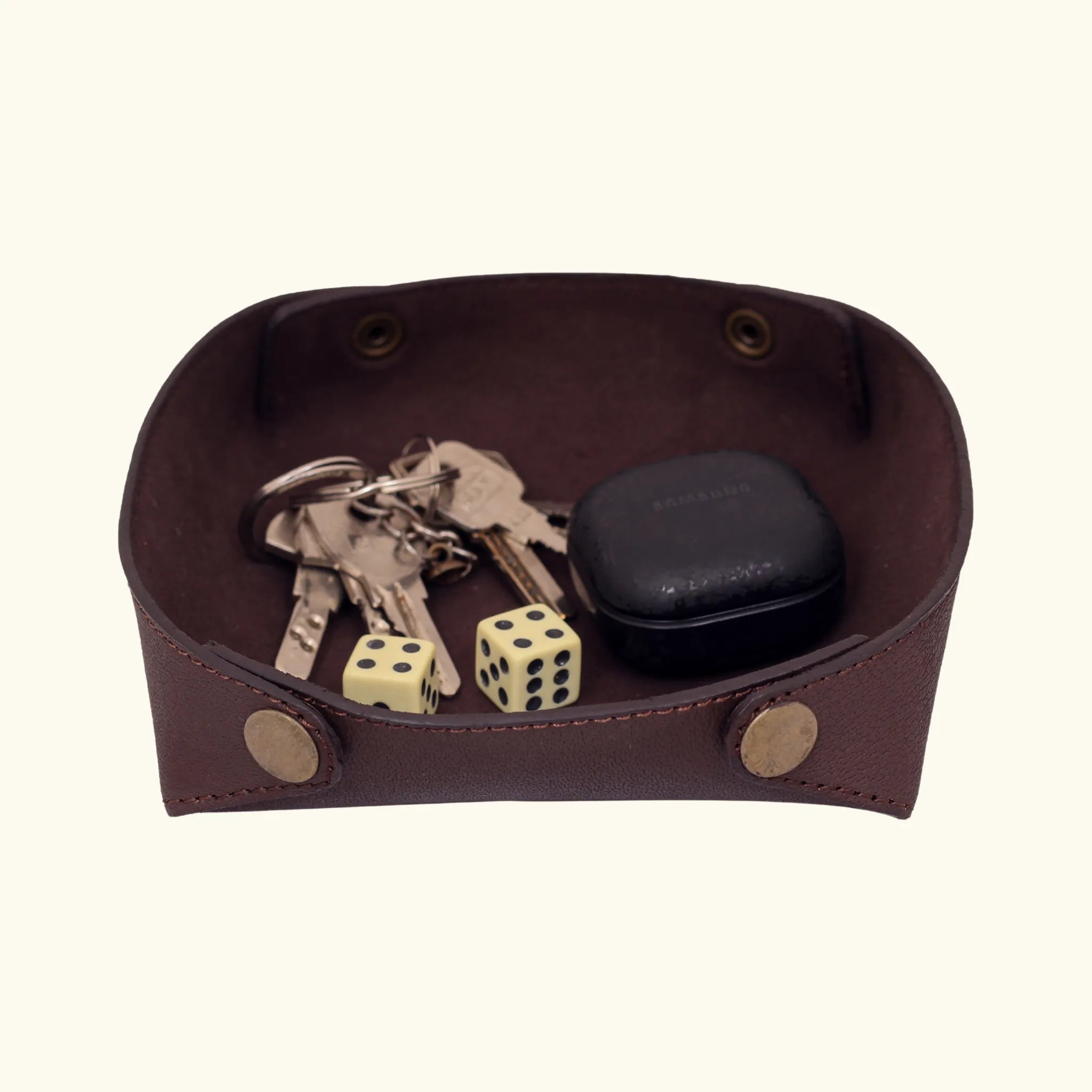 leather valet tray, valet tray for daily essentials, valet tray, leather tray