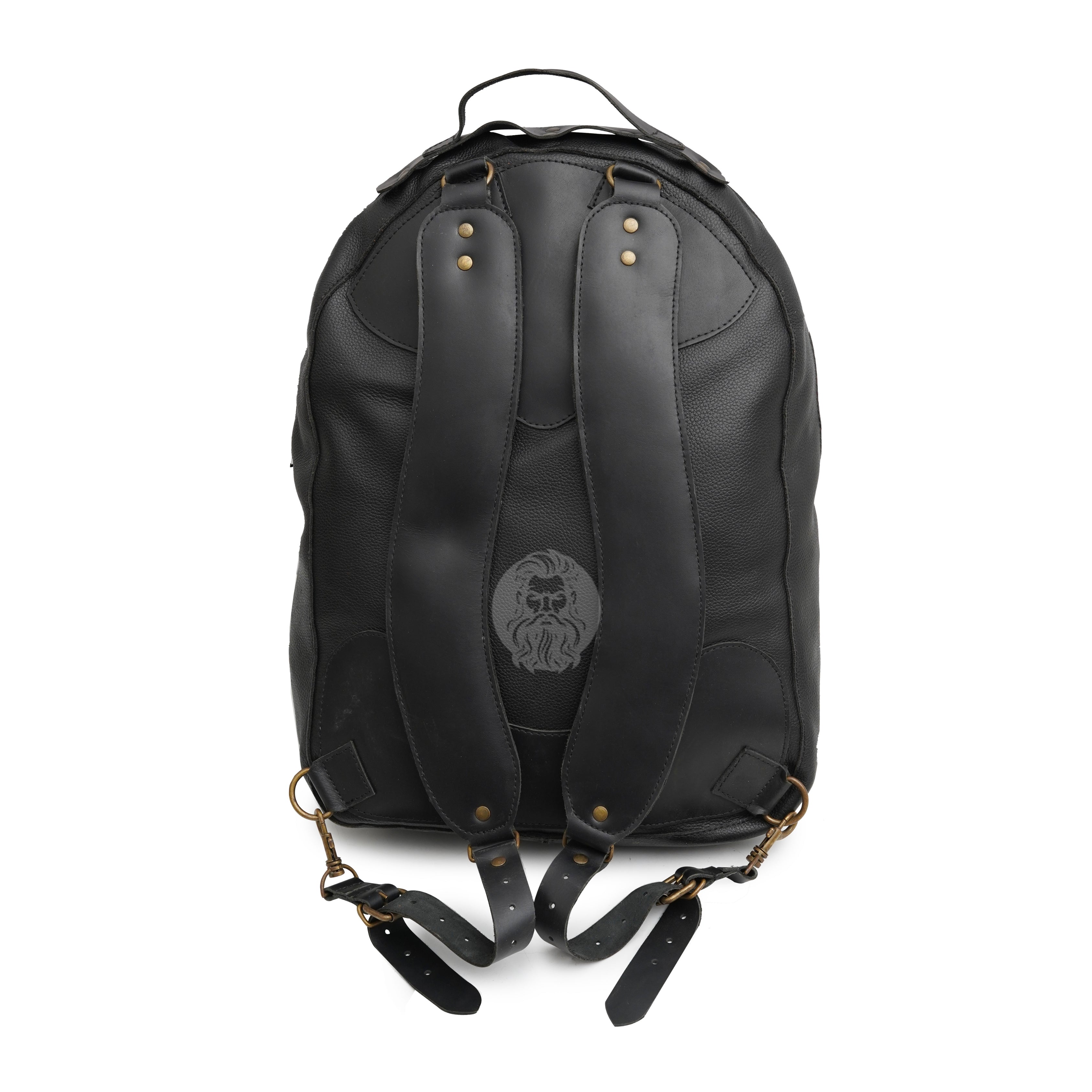 Halloween Premium Black Leather Backpack