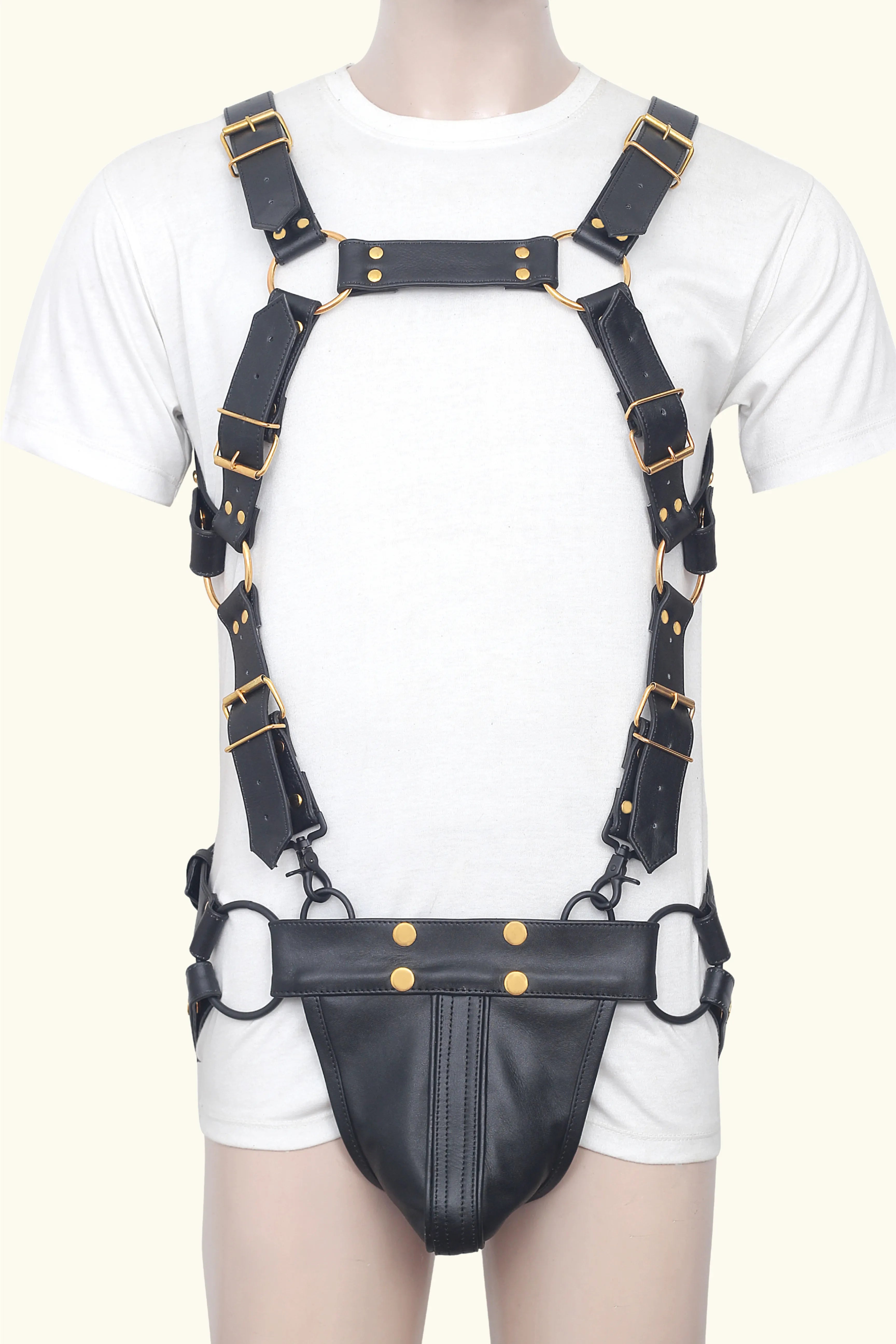 Bold and Stylish Jockstrap with Harness