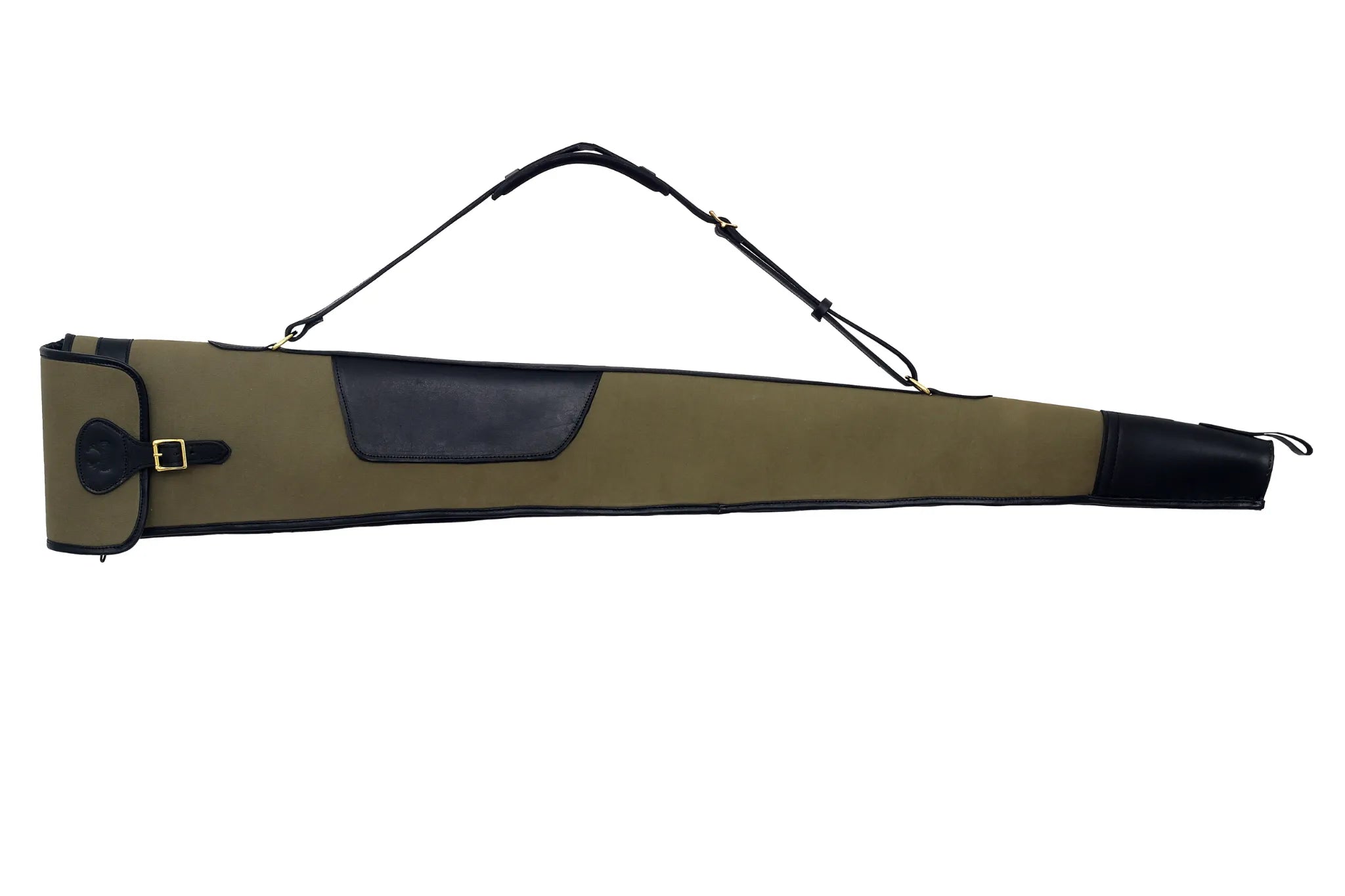 Canvas Leather Slip Case, Shotgun Slip Case, Canvas Slip Cover, Gun Case  