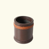Leather Dice Cups, Brown Dice Cup, Leather Dice Cup