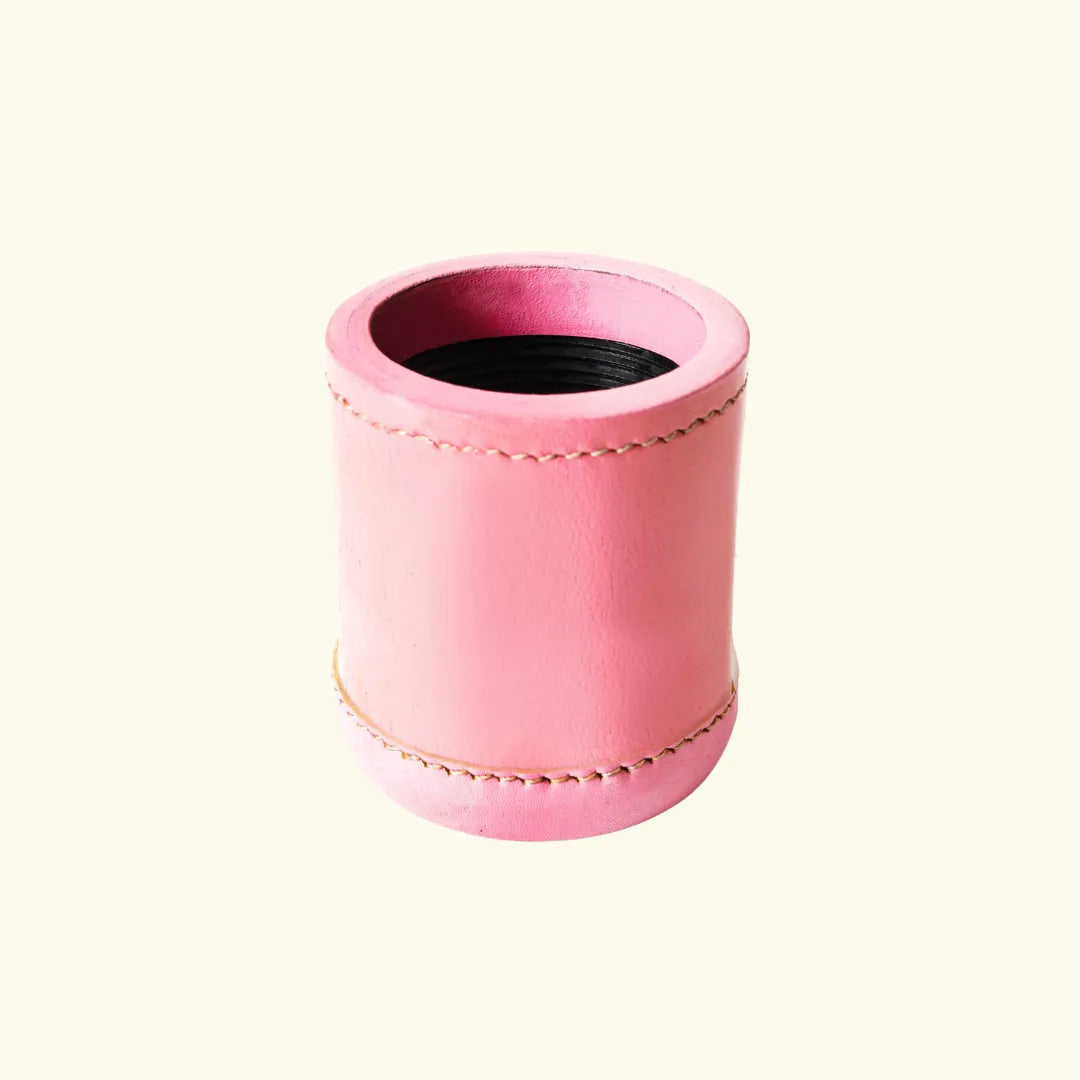 Leather Dice Cups, Leather Dice Cup, Dice Shaker, Dice Roller, Pink Leather Dice Cup, Leather Liar's Dice Cup