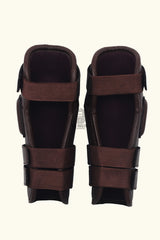 Genuine Leather Polo Knee Guards 3 Straps