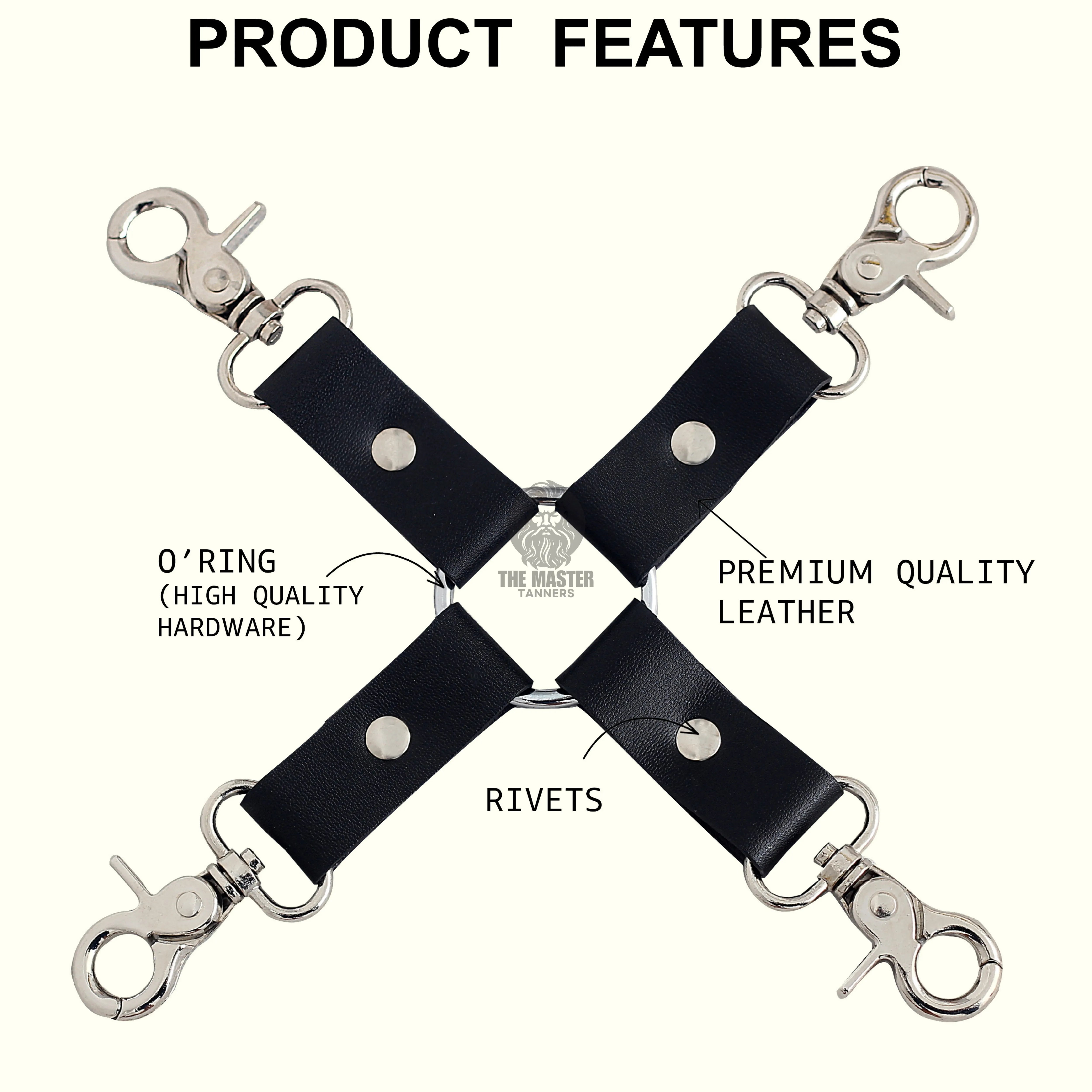 Leather Hogtie. Bdsm hogtie, black leather hogtie