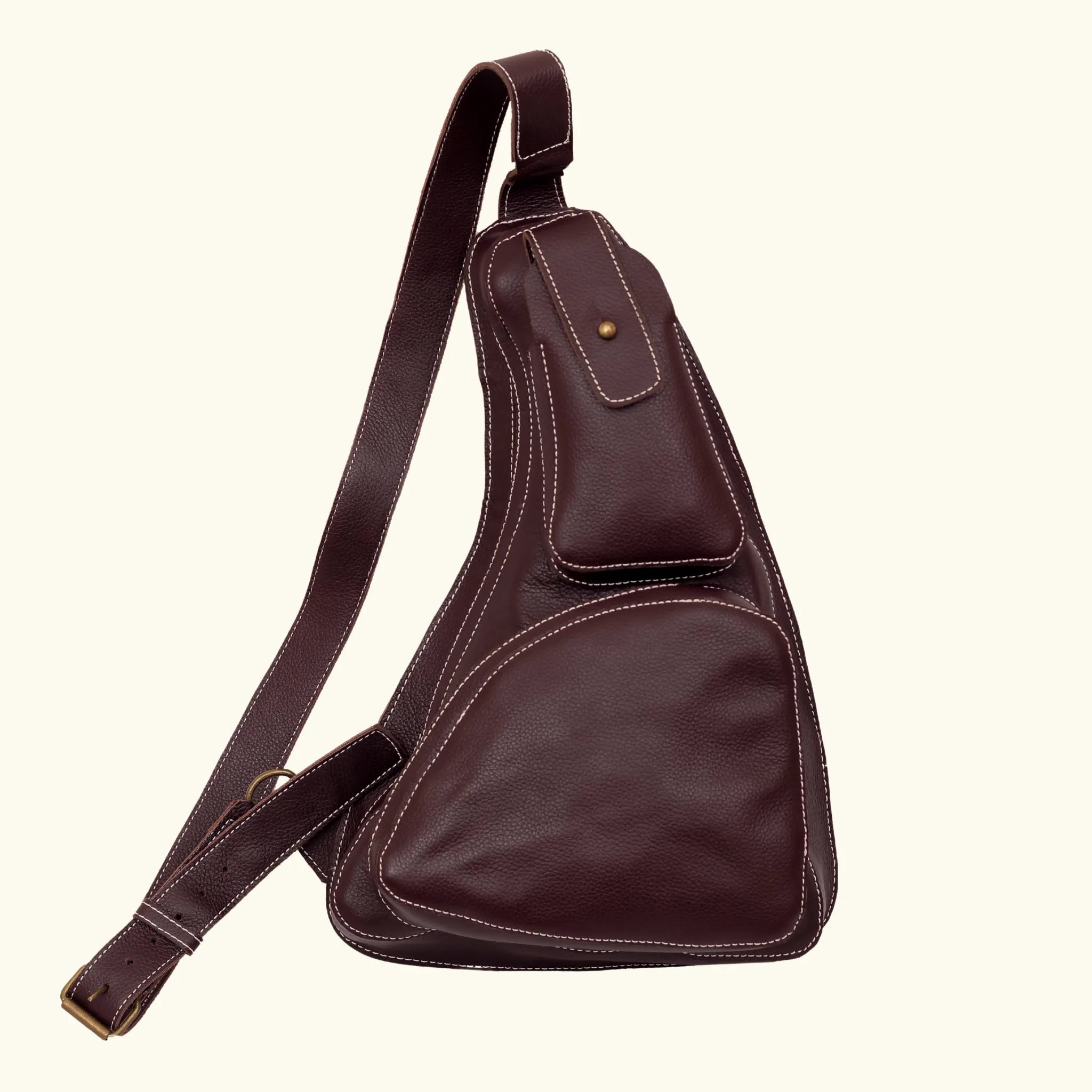 Leather Sling Bag, Sling Bag for men, Mens Leather sling bag, leather crossbody bag