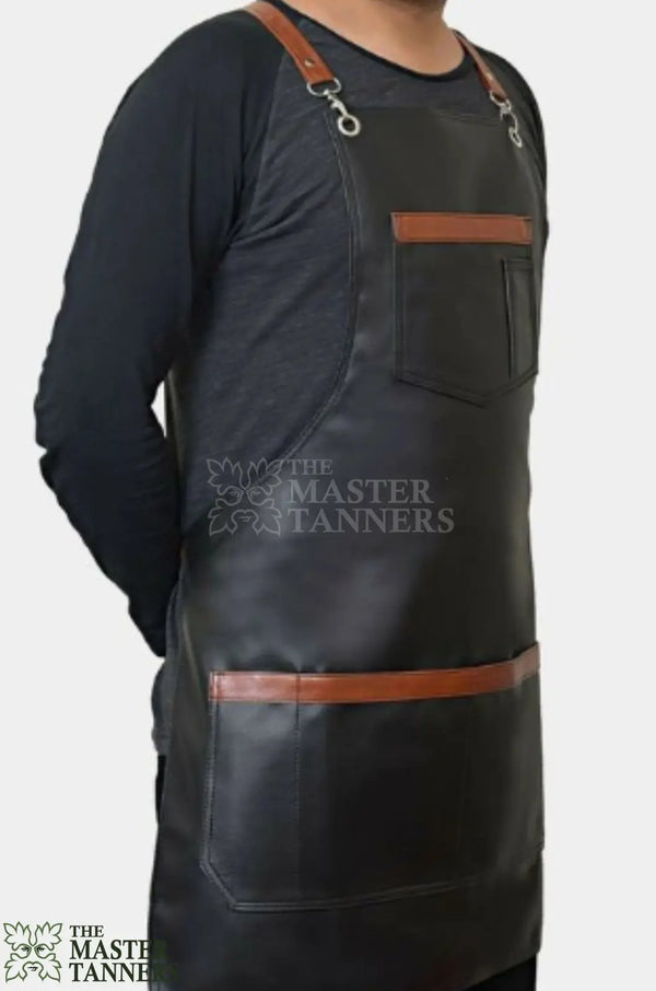 Leather Barber Apron, Leather Hairdressing Apron, Leather Welding Apron