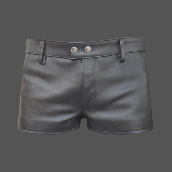 leather shorts, leather shorts bondage, leather shorts bdsm, leather gay shorts, gay leather shorts, leather bondage shorts 