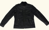 leather jacket, leather zipper jacket, genuine leather jacket, leather biker jacket, 