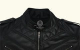 leather jacket, leather zipper jacket, genuine leather jacket, leather biker jacket, 