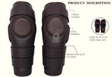 Genuine Leather Polo Knee Guards 3 Straps