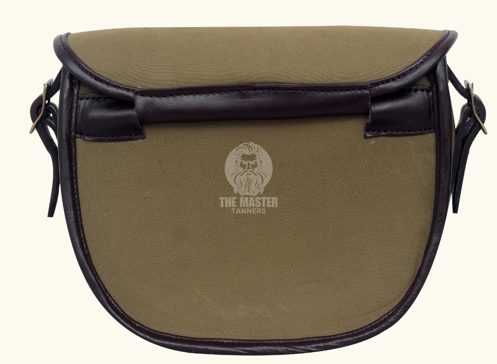 leather canvas cartridge bag, canvas carridge bag, canvas ammo bag,  ammo storage solution