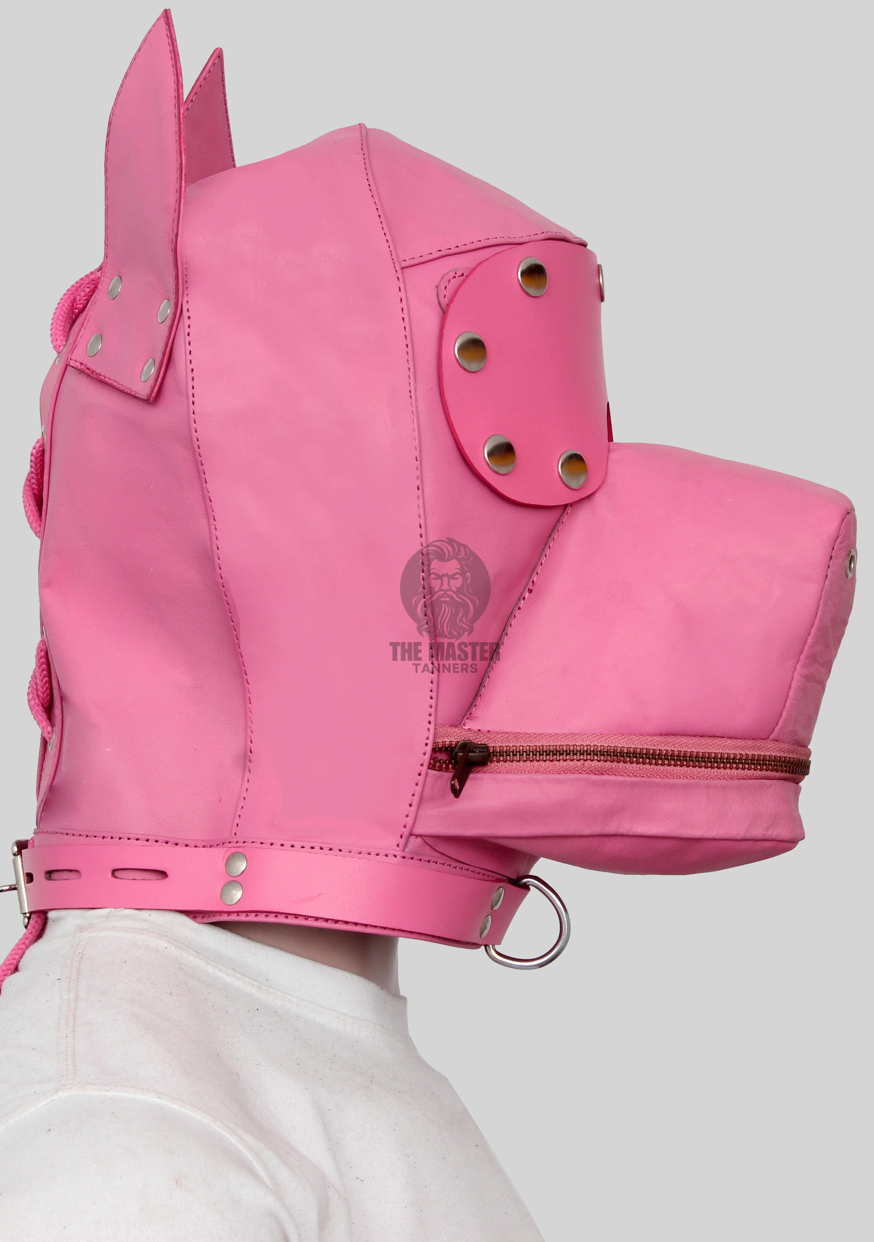 Genuine Puppy Leather Bondage Hood