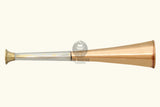 Fox Hunting Horn, copper fox hunting horn, hunting horn with brass mouthpiece, fox hunting horn for sale