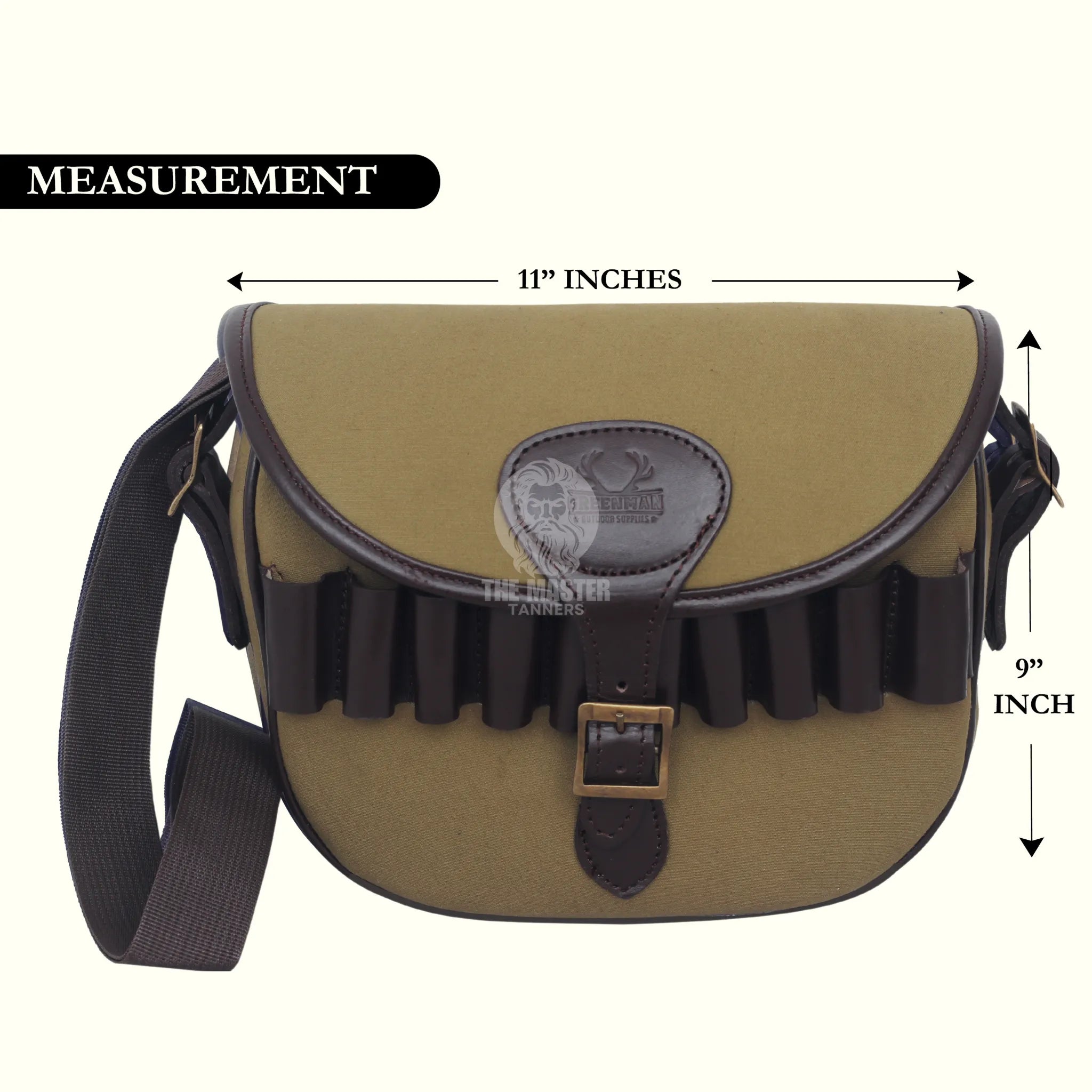 leather canvas cartridge bag, canvas carridge bag, canvas ammo bag,  ammo storage solution