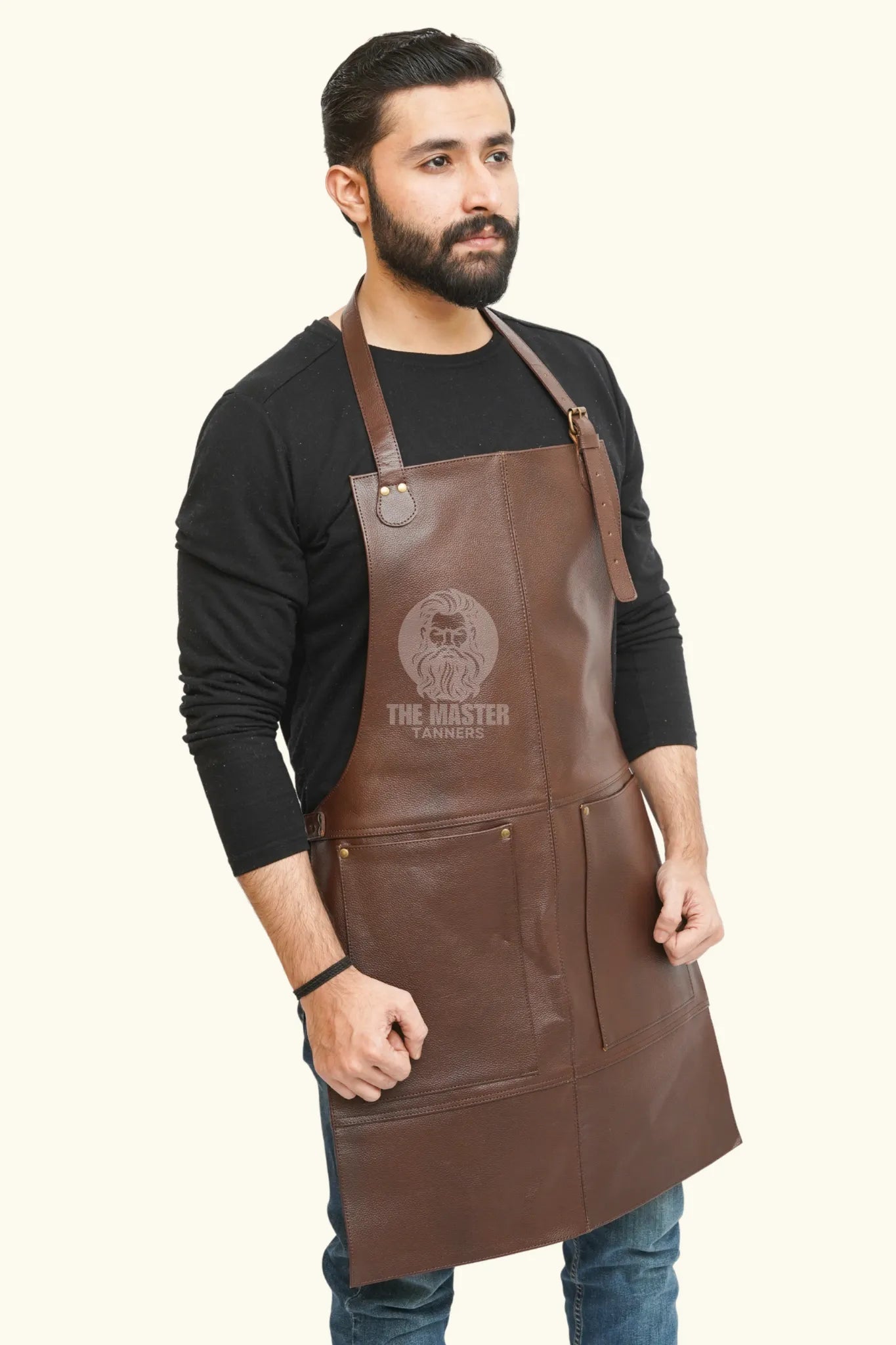leather apron, brown leather apron, chef apron, bartender apron, butcher apron, bbq apron, barber apron, woodworking apron, carpenter apron, blacksmith apron, apron with pocket