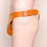 Halloween Premium Orange Gay Leather Jockstrap
