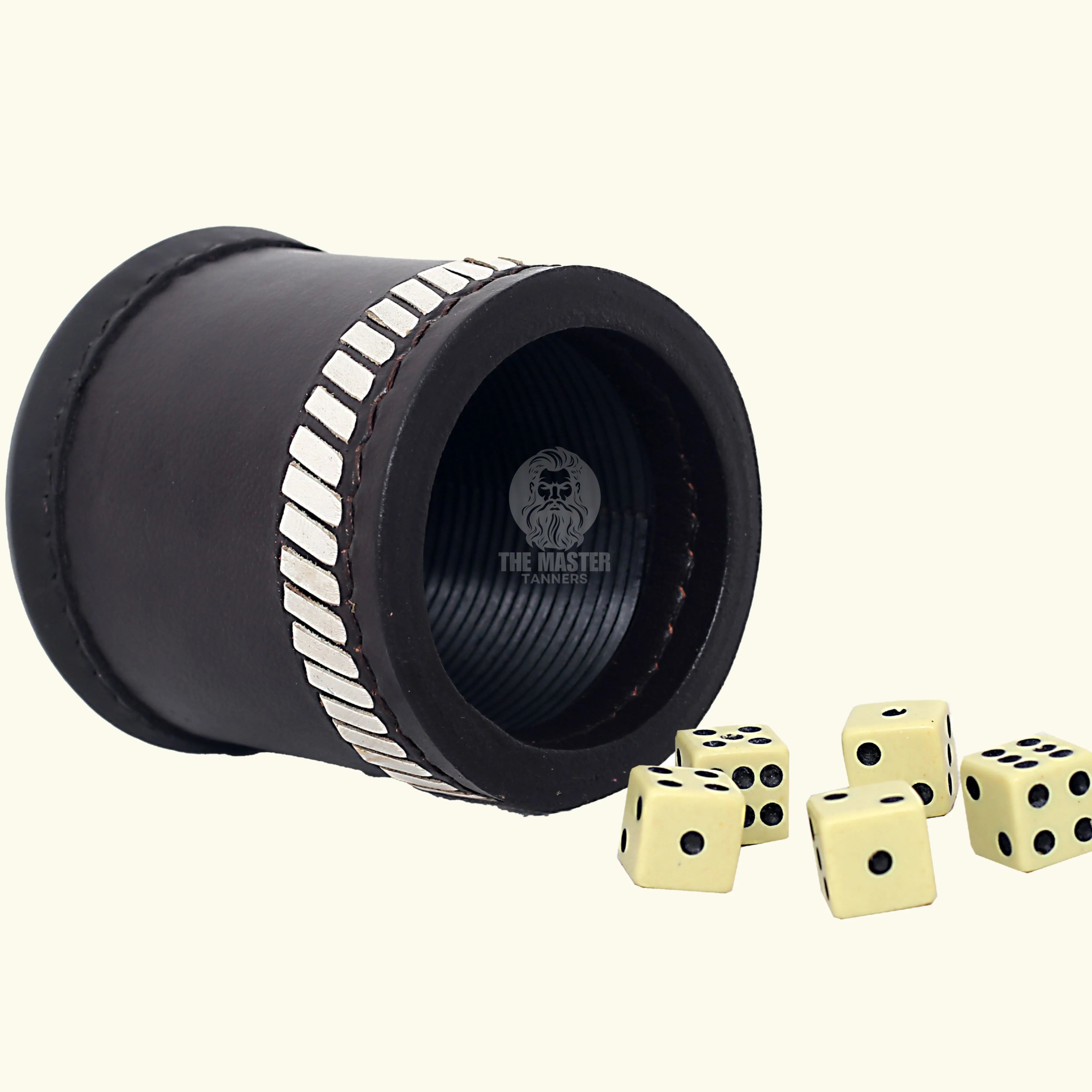leather dice cups, leather dice shaker, genuine leather dice cups