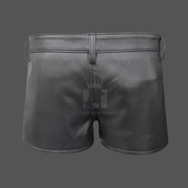 leather shorts, leather shorts bondage, leather shorts bdsm, leather gay shorts, gay leather shorts, leather bondage shorts 