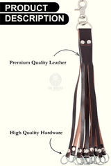 Leather hunting hanger, hunting hanger, leather bird hanger