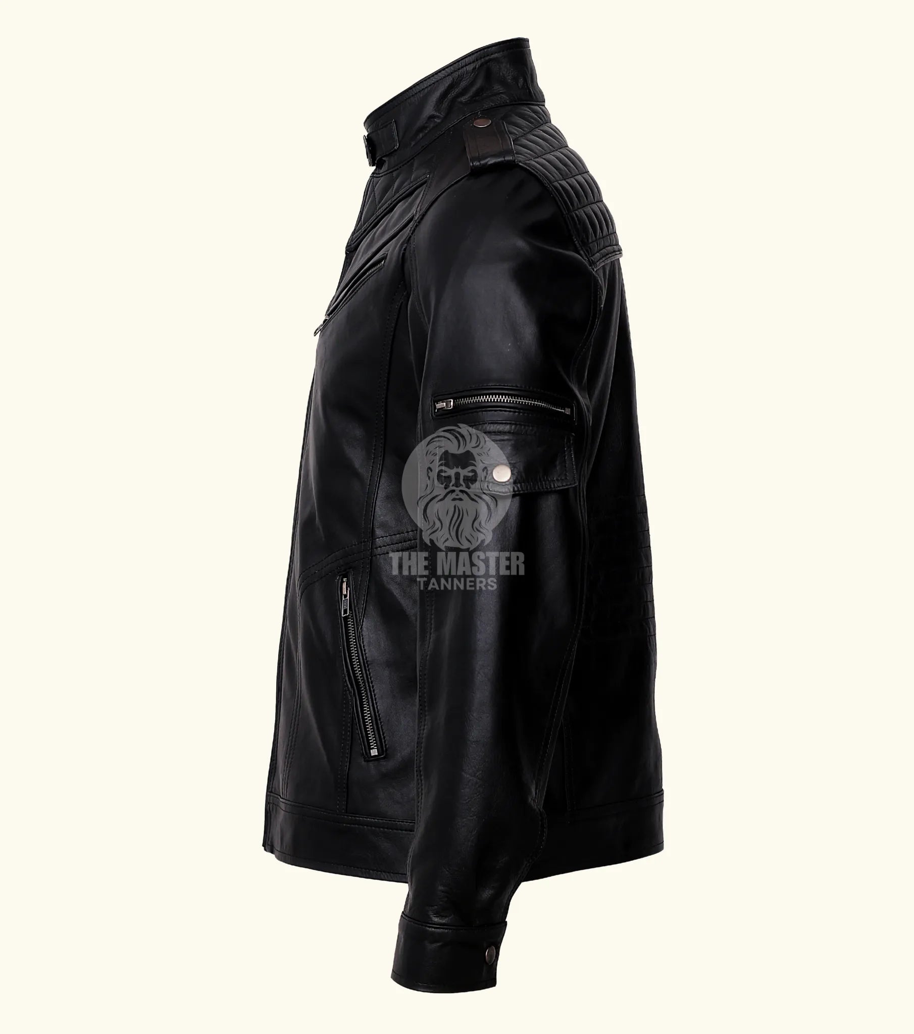 leather jacket, leather zipper jacket, genuine leather jacket, leather biker jacket, 