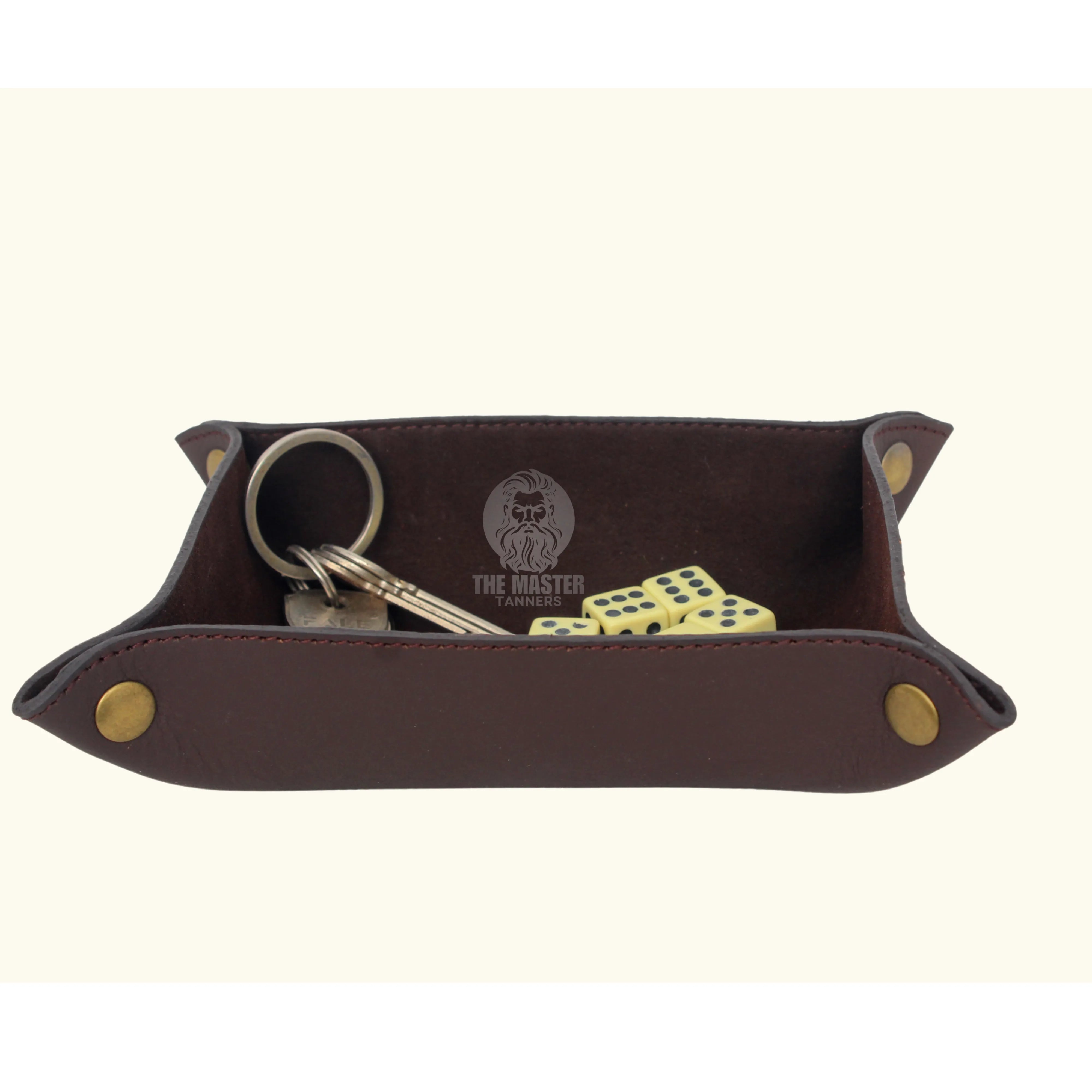 leather valet tray, black valet tray