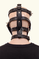 Leather Bondage Muzzle Gag, Leather Muzzle Gag, Leather Bondage Gag, Leather  Gag