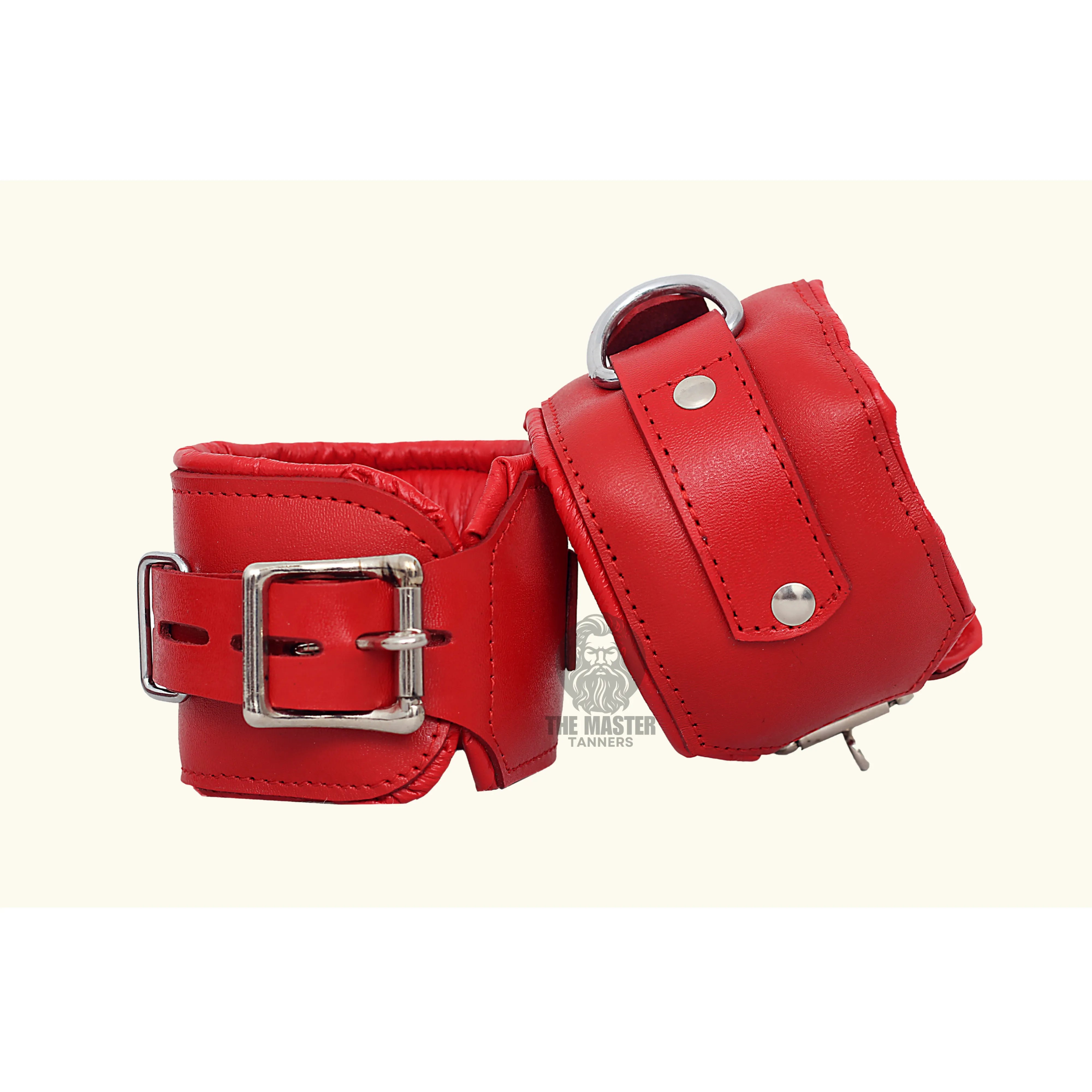 Leather Ankle and wrist cuffs,  BDSM Ankle and wrist cuffs