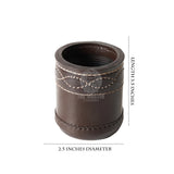leather dice cups, brown dice cup, leather dice cup, dice shaker, leather dice shaker