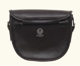 leather cartridge bag, brown cartridge bag, leather shooting bag,