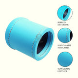 Leather Dice Cups, Blue Dice Cup, Leather Dice Cup, Dice Shaker