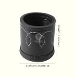 Leather Dice Cups, Black Dice Cup, Leather Dice Cup, Dice Shaker, Leather Dice Shaker