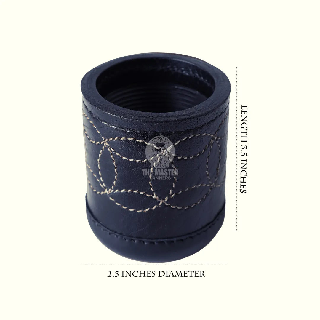 Leather Dice Cups, Black Dice Cup, Leather Dice Cup,  Dice Shaker, Dice Roller