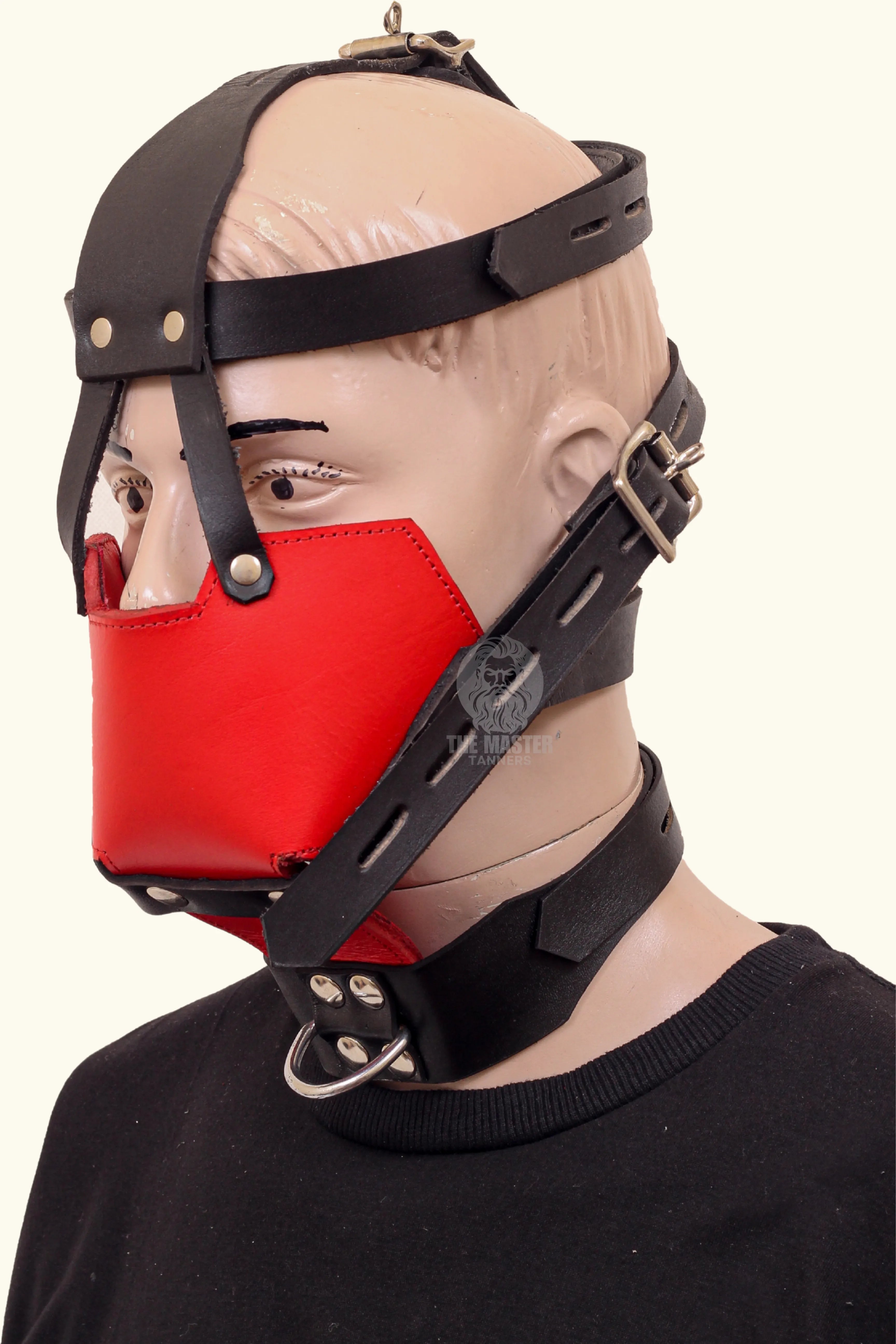 Leather Bondage Muzzle Gag, Leather Muzzle Gag, Leather Bondage Gag, Leather  Gag