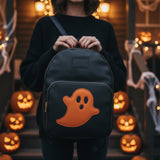 Halloween Premium Black Leather Backpack