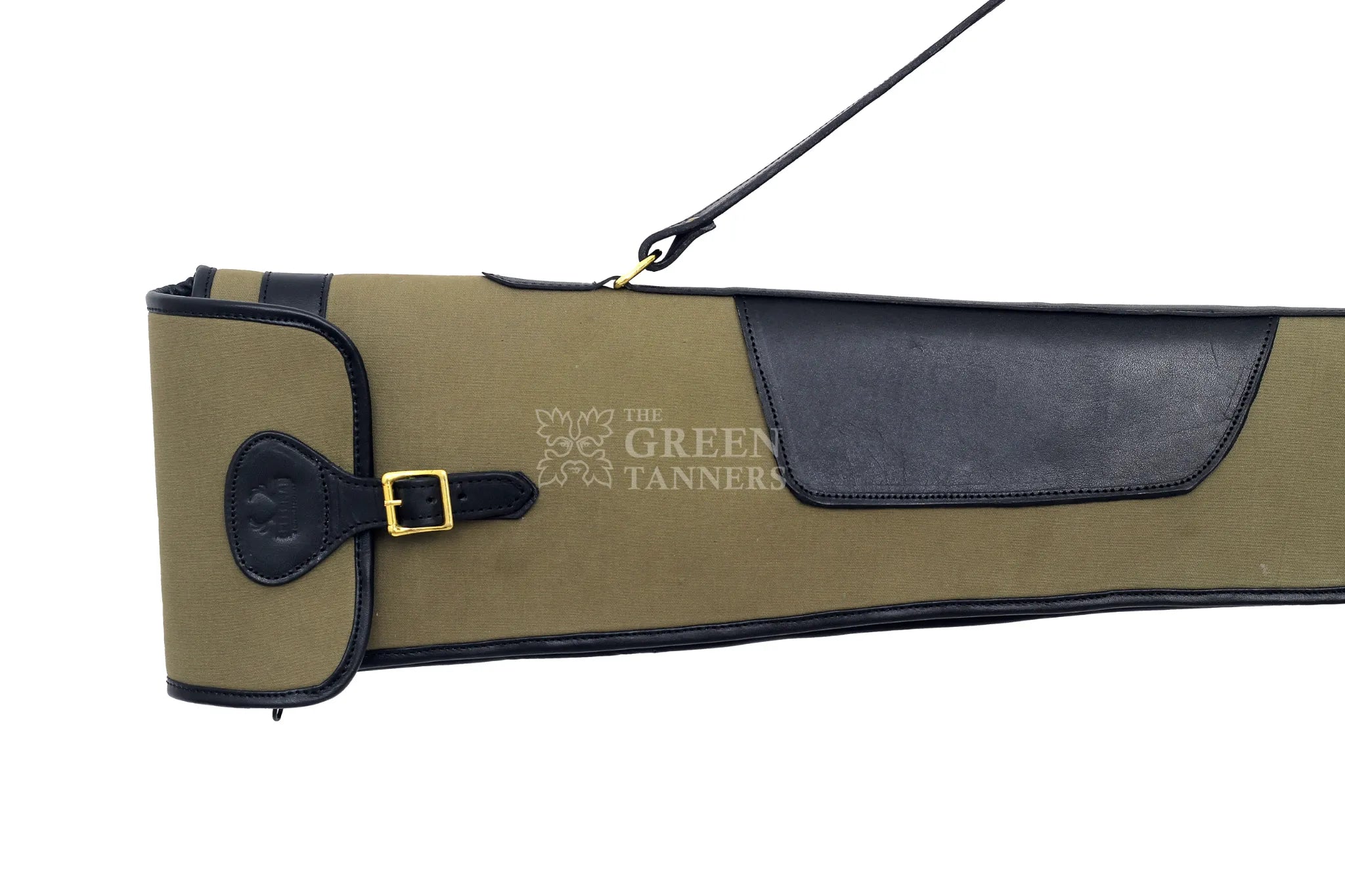 Canvas Leather Slip Case, Shotgun Slip Case, Canvas Slip Cover, Gun Case  