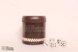 leather dice cups, leather dice shaker, genuine leather dice cups